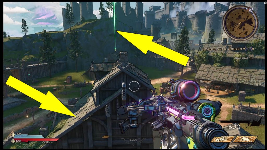 Tiny Tina's Wonderlands Queens Gate Rune Switches Locations