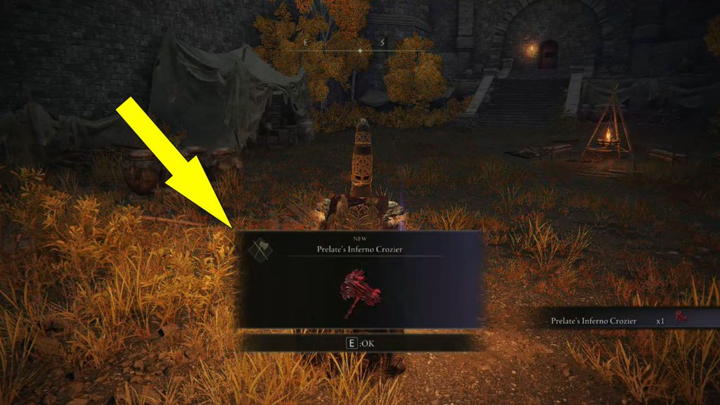 Elden Ring Fort Laiedd Location Prelate's Inferno Crozier Warhammer
