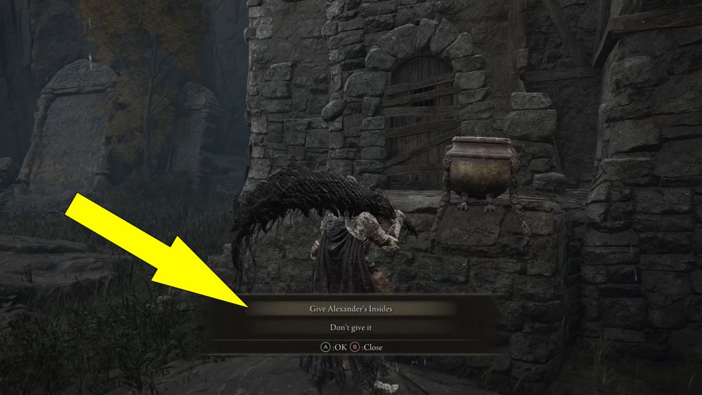 Elden Ring Jar Bairn Quest Location Alexander Insides