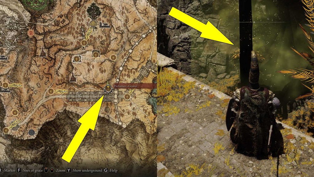 Elden Ring Perfumer's Grotto Location Where To Find