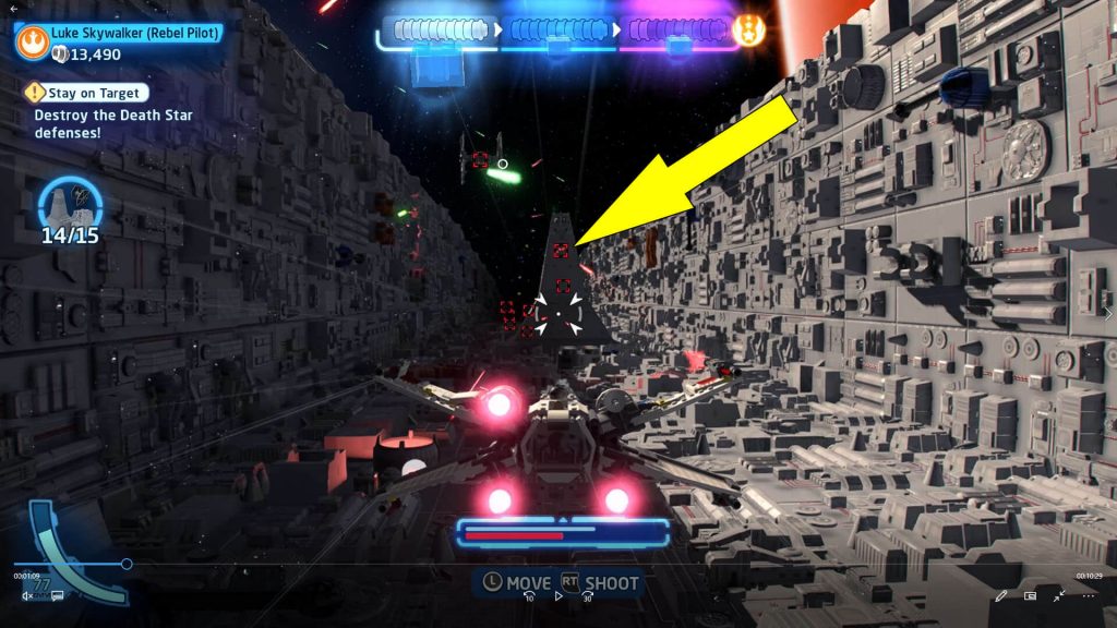 Lego Star Wars Skywalker Saga Stay On Target Challenges Guide