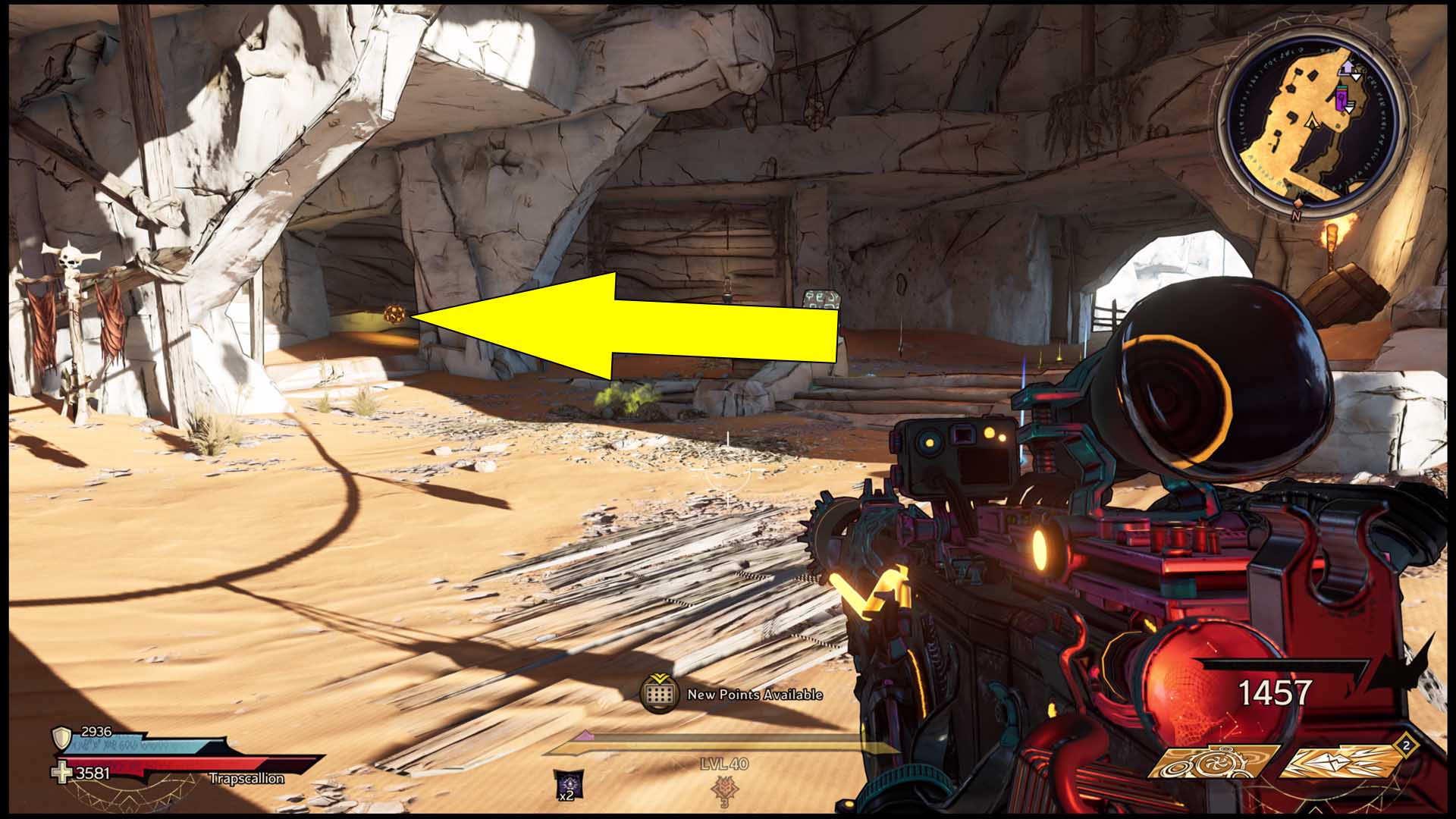 Karnok's Wall Lucky Dice Locations Tiny Tina's Wonderlands