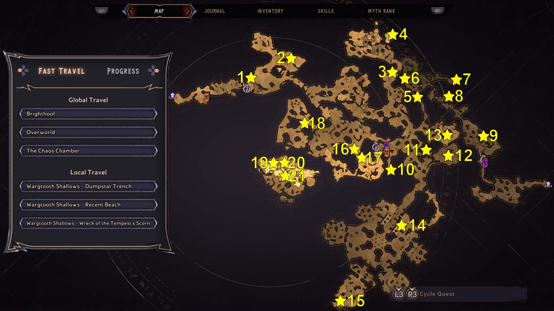 Wargtooth Shallows Lucky Dice Locations Tiny Tina S Wonderlands Gameclubz