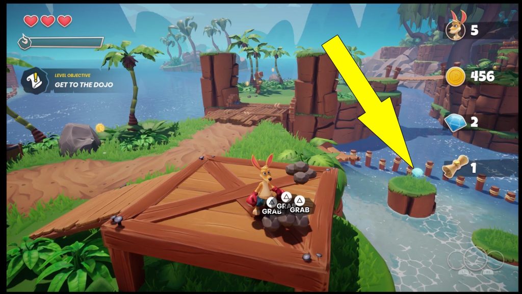 Kao The Kangaroo Walt's Dojo Gems Locations