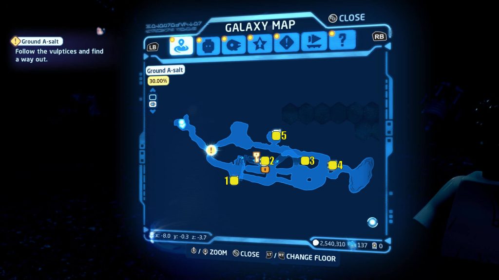 Lego Star Wars Skywalker Saga Ground A-Salt Minikits Locations Map