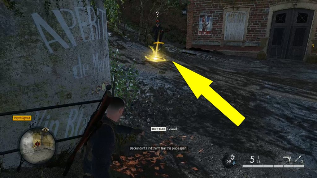 Kill Steffen Beckendorf With An Grenade in Atlantic Wall