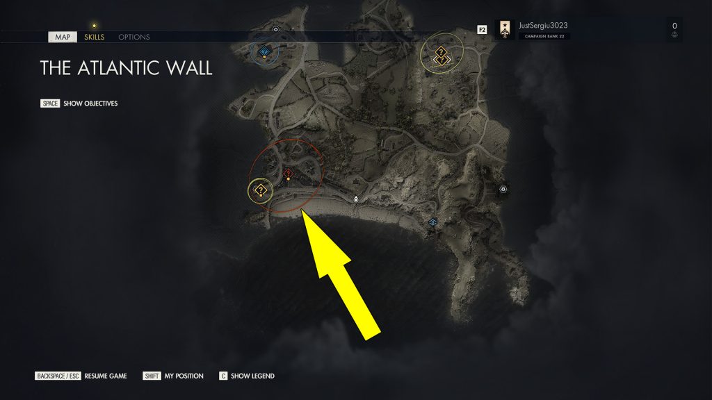 Where To Find Atlantic Wall Steffen Beckendorf In Sniper Elite 5