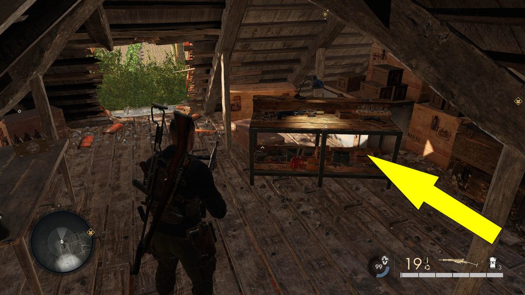 sniper elite 5 occupied residence workbenches smg - GameClubz