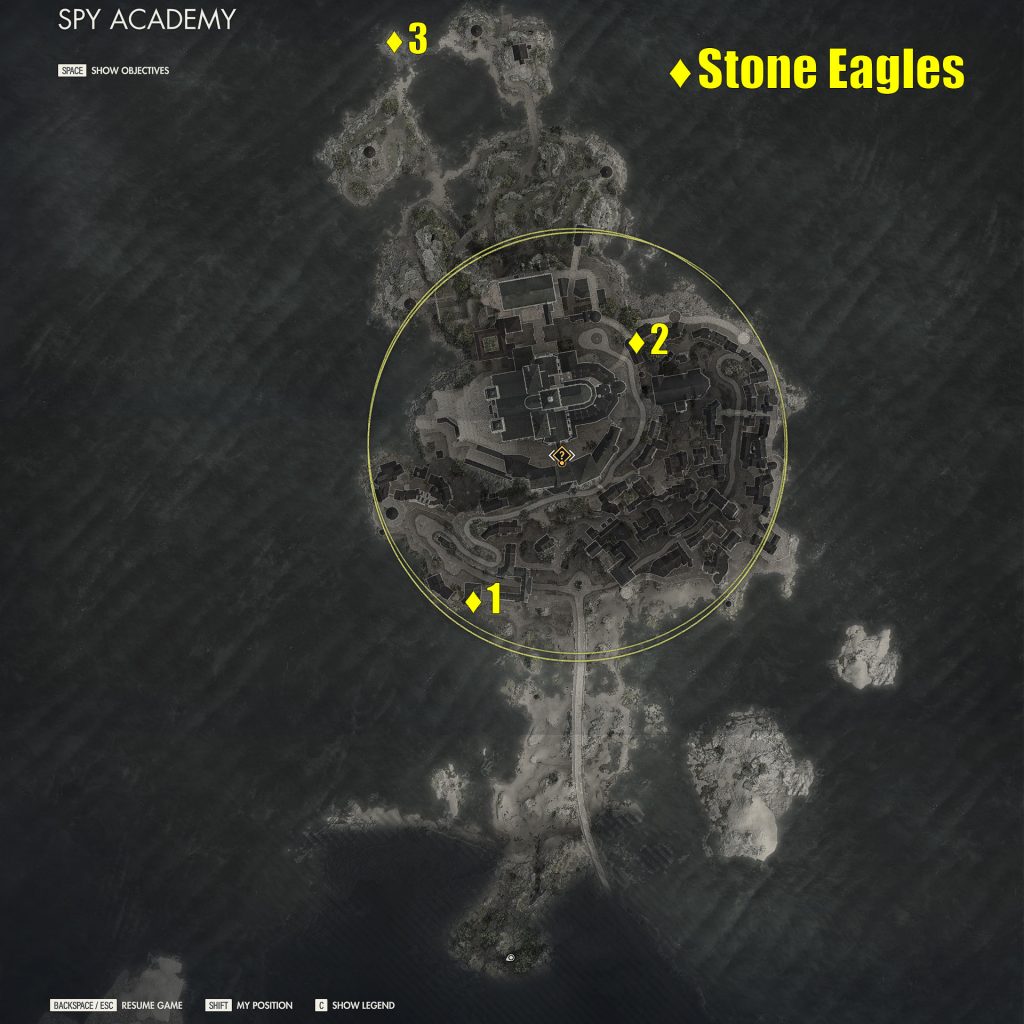 Where To Find The Spy Academy Stone Eagles In Sniper Elite 5
