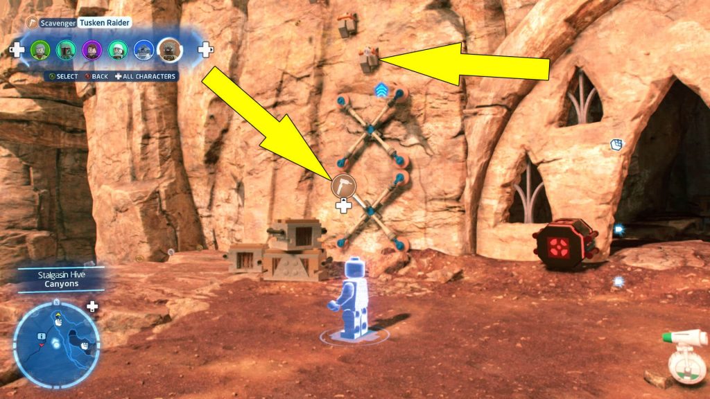 Lego Star Wars Skywalker Saga How To Solve Kyber In The Canyon Puzzle