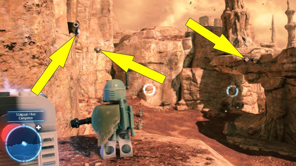 Lego Star Wars Skywalker Saga How To Solve Red Rock Shootout Puzzle