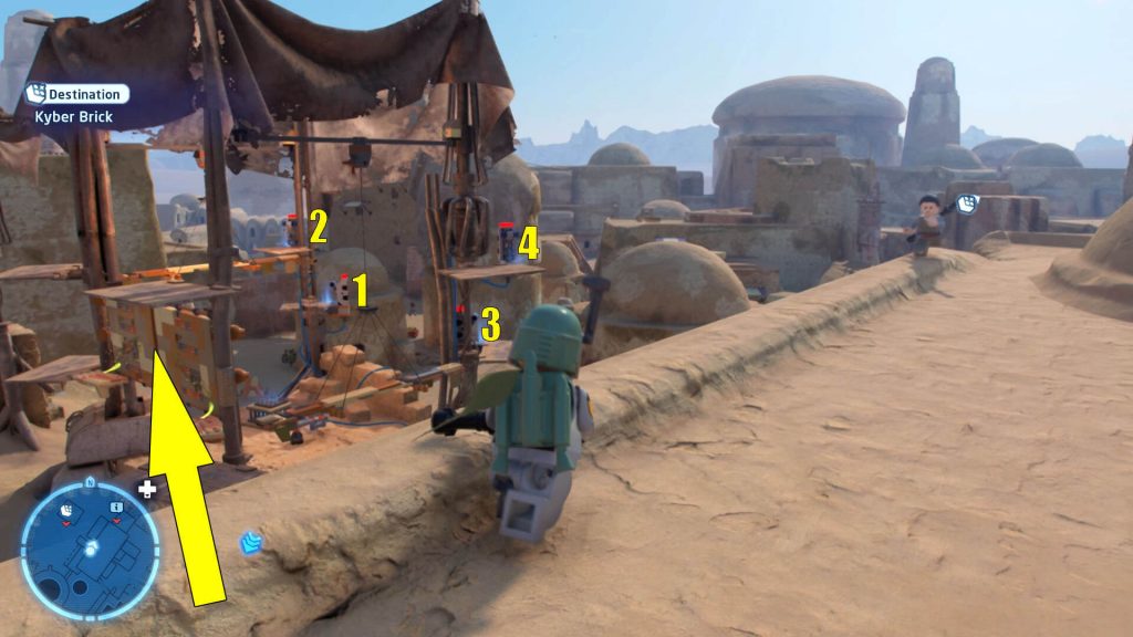 Lego Star Wars Skywalker Saga Kyber Climb Puzzle Solution