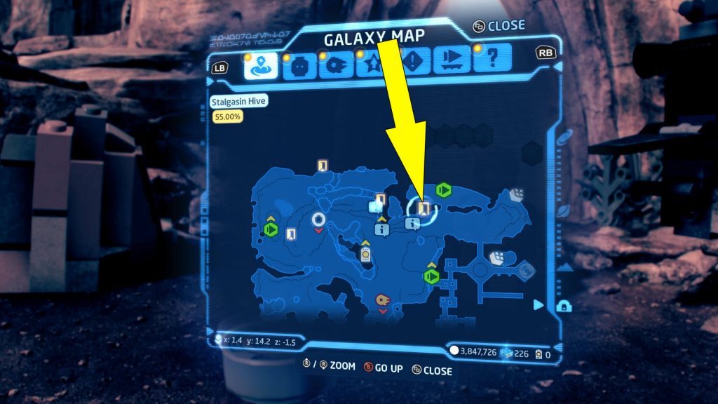 Lego Star Wars Skywalker Saga Locker Room Larks Puzzle Location Map