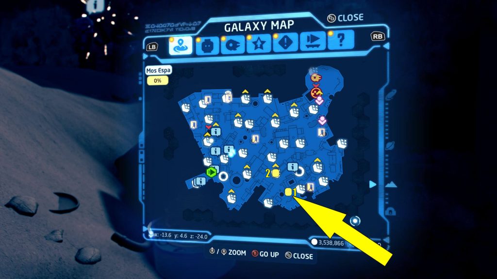 Lego Star Wars Skywalker Saga Rooftop Raiding Puzzle Location Map