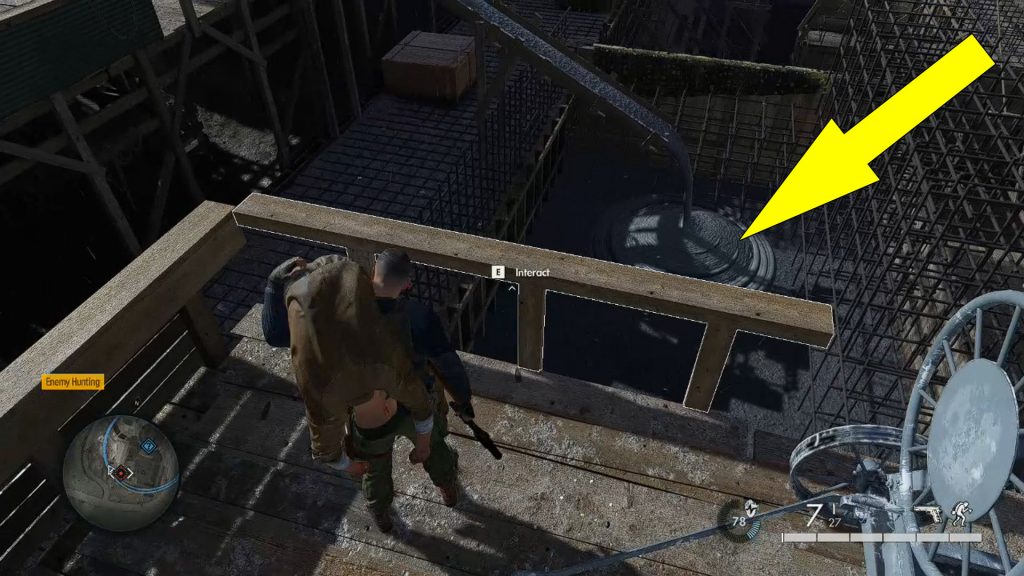 How To Kill Lanzo Baumann By Burying Him In Concrete In Sniper Elite 5 Mission 5