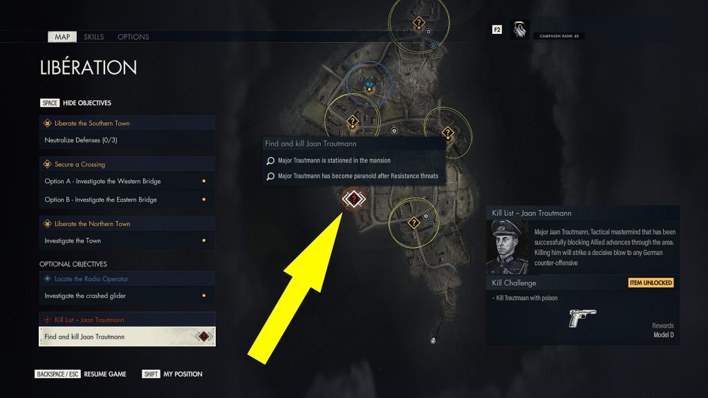 Where To Find Liberation Jaan Trautmann In Sniper Elite 5