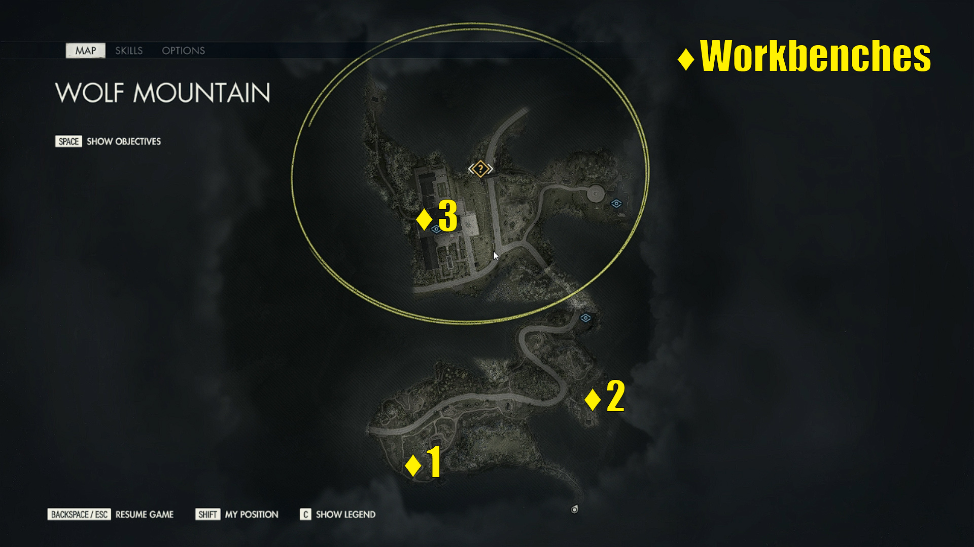 Wolf Mountain Workbench Locations Sniper Elite 5