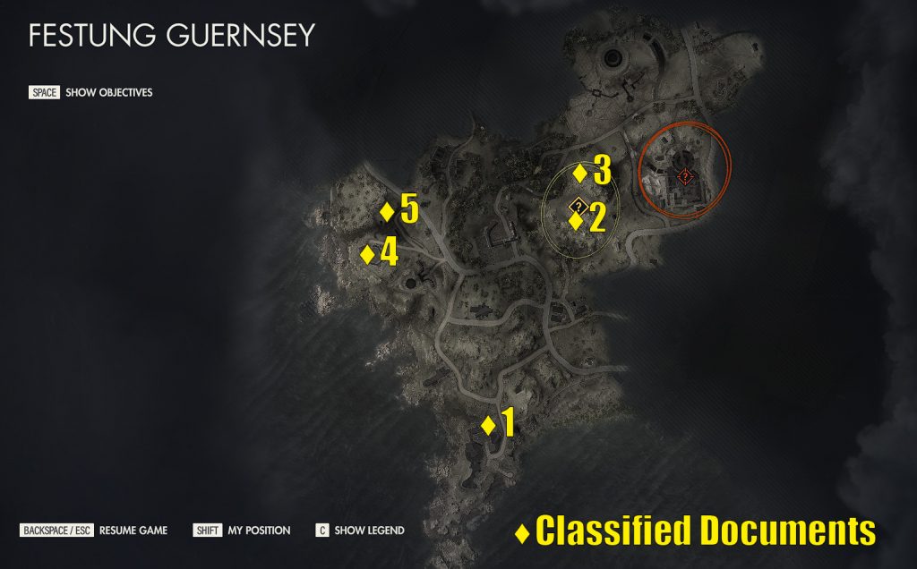Where To Find The Festung Guernsey Classified Documents In Sniper Elite 5