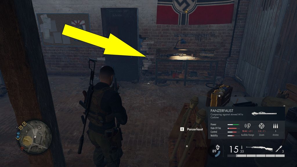 Where To Find The Libération Workbenches Pistol In Sniper Elite 5