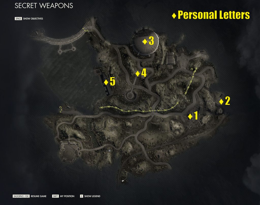 Where To Find The Secret Weapons Personal Letters In Sniper Elite 5