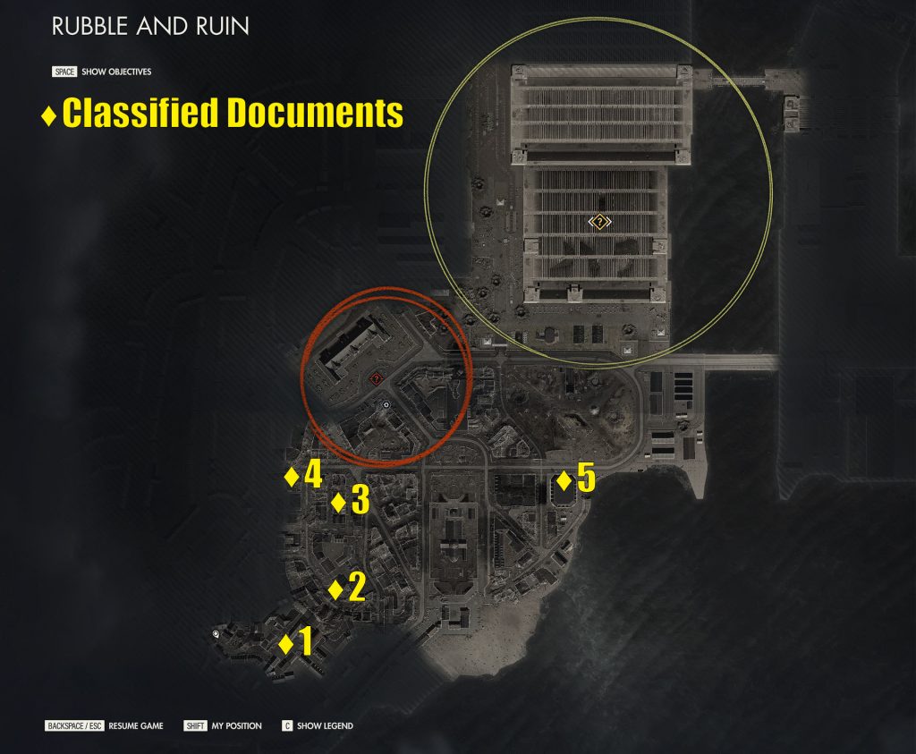 Where To Find The Rubble And Ruin Classified Documents In Sniper Elite 5