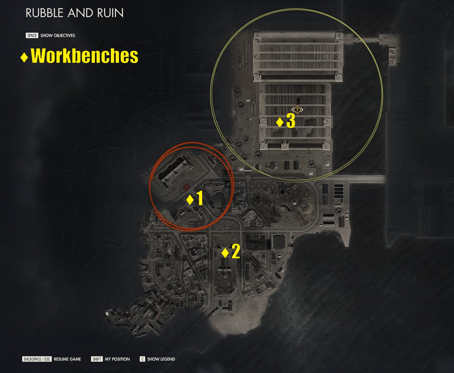 Rubble And Ruin Workbench Locations Sniper Elite