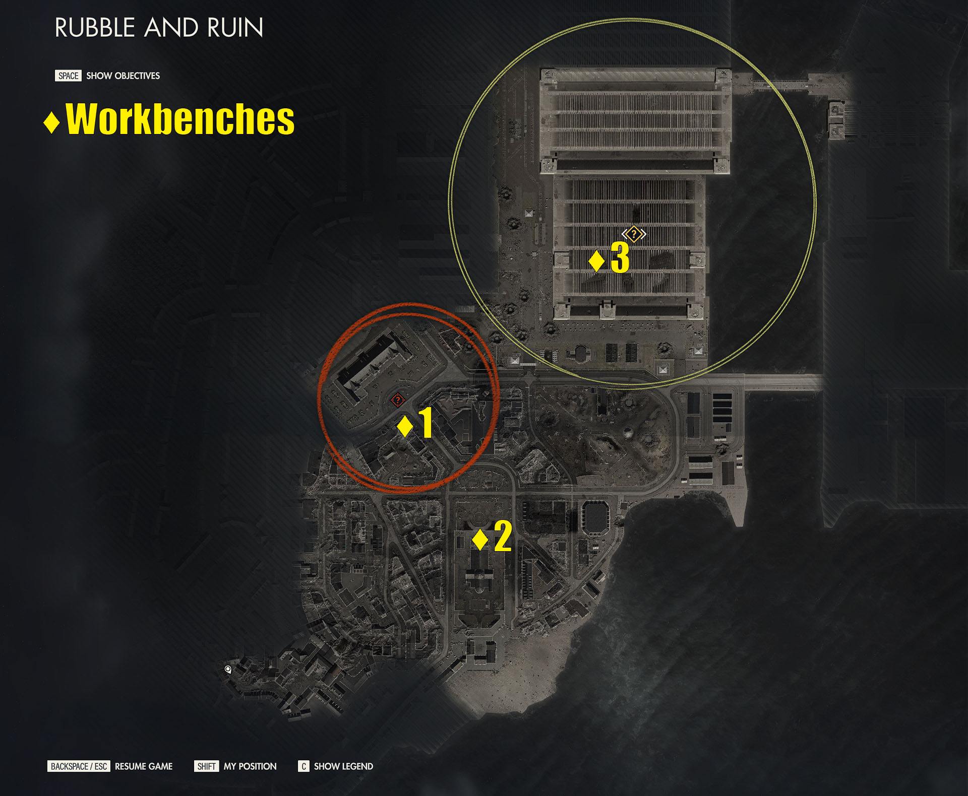 Rubble And Ruin Workbench Locations Sniper Elite