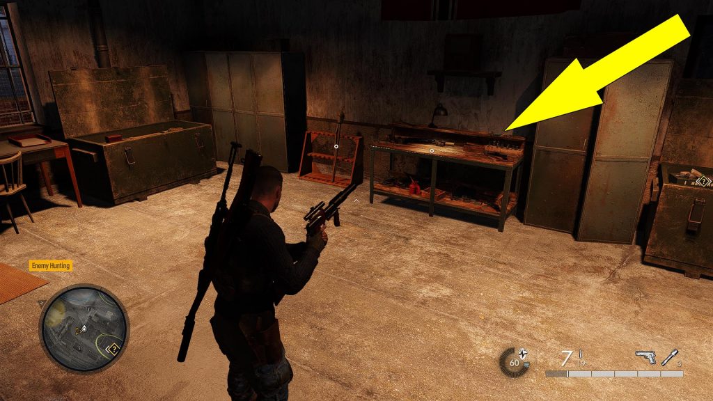 Where To Find The War Factory Workbenches In Mission 4 Sniper Elite 5