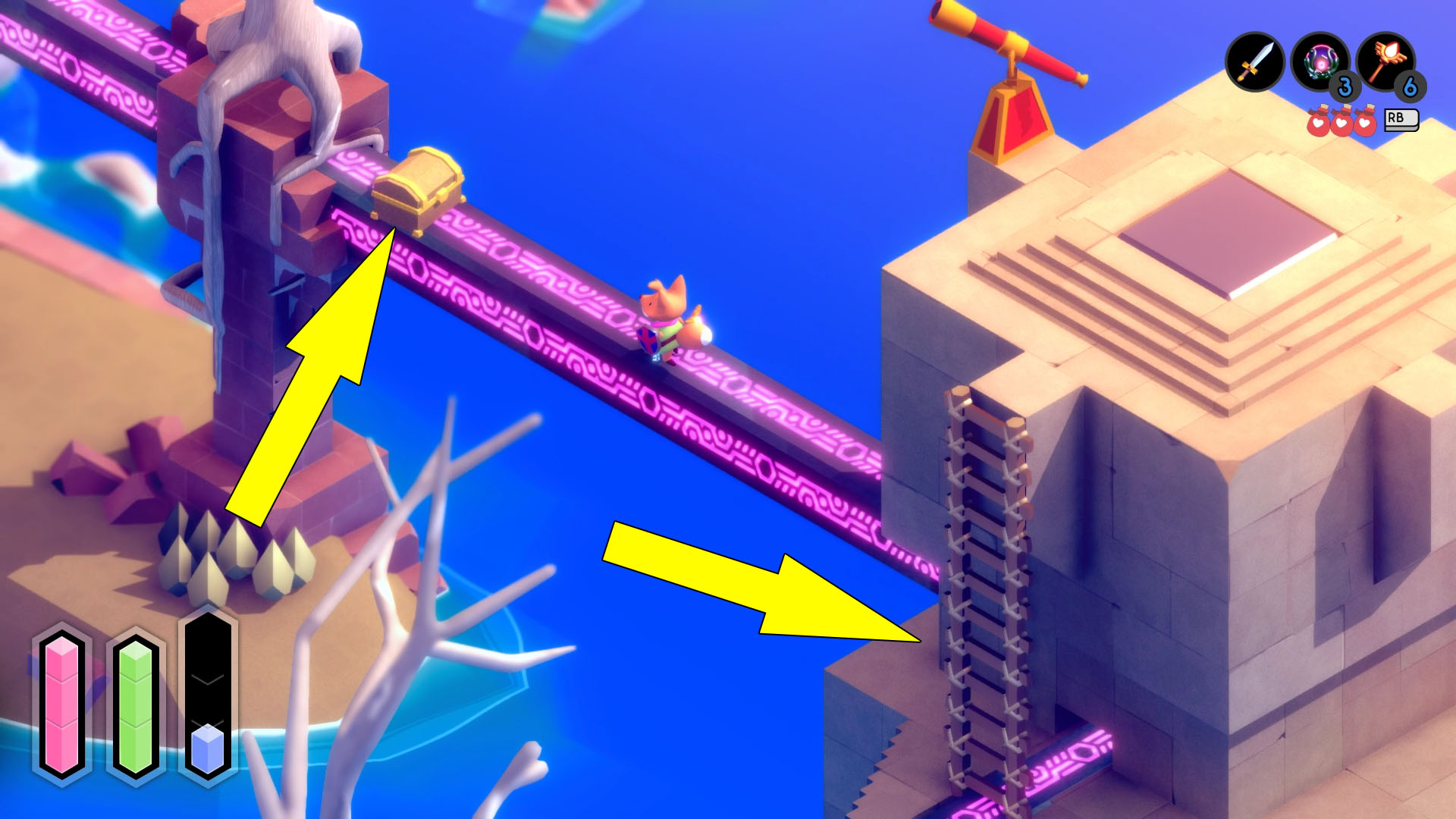 Tunic Ruined Atoll Where To Find All Golden Chests