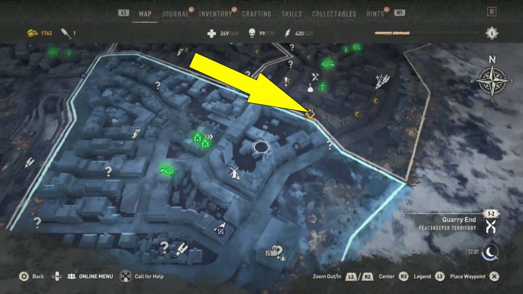 DL2 Perfume Side Story Location