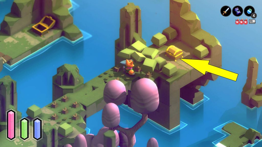 How To Get Tunic West Garden Golden Chests Loot