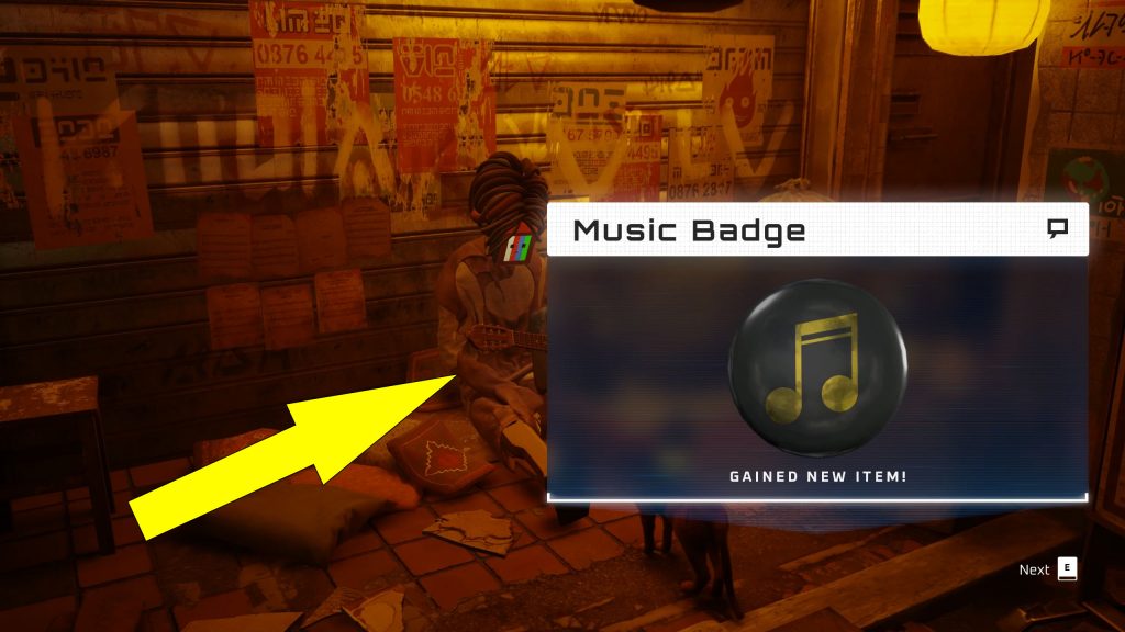 Stray Badges Chapter 4: The Slums - Music Badge