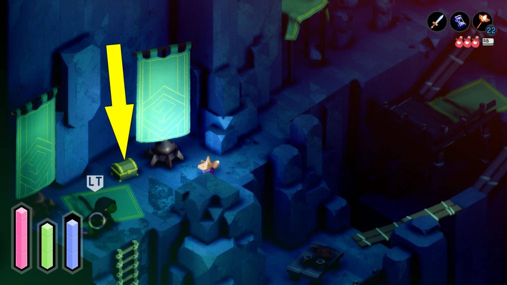 Tunic Frog's Domain Gold Chests Locations