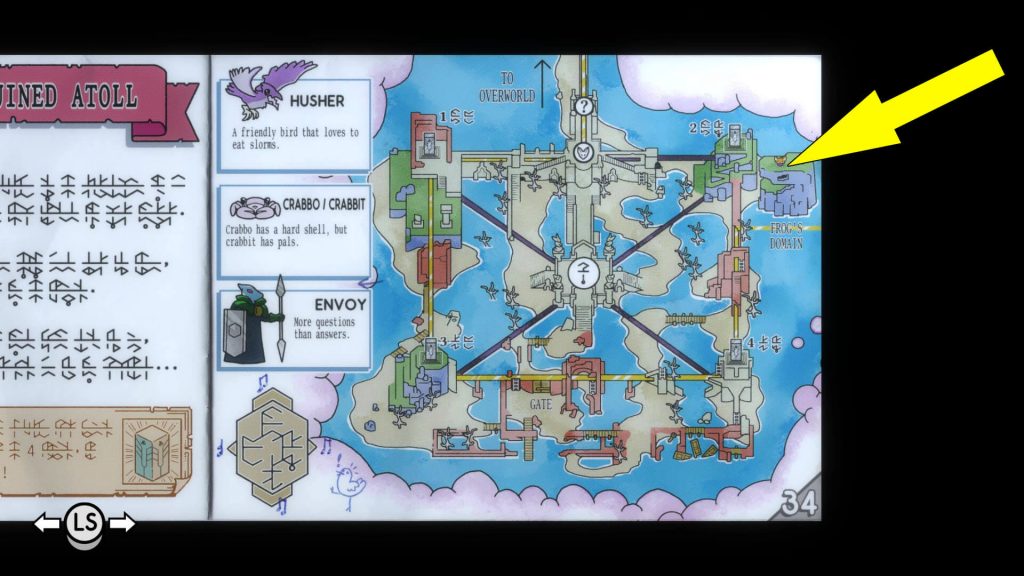 Tunic Frog's Domain Gold Chests Locations Map