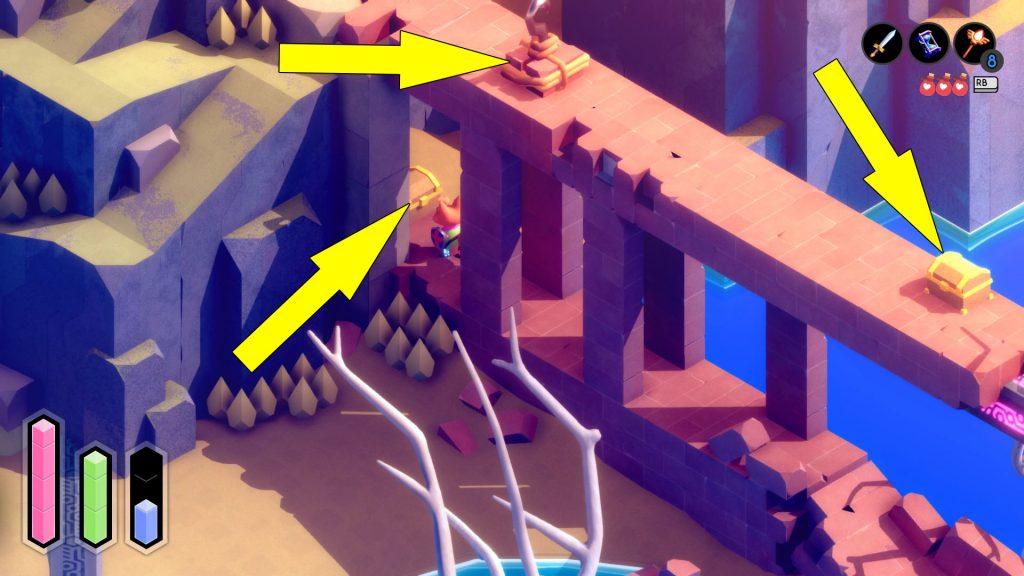 Tunic Ruined Atoll Golden Chests Locations Guide