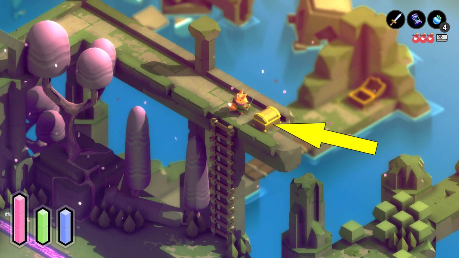 Tunic West Garden Where To Find All Golden Chests