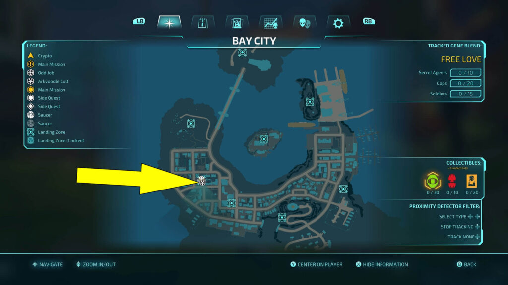 Destroy All Humans 2 2022 Freakin' Art Map