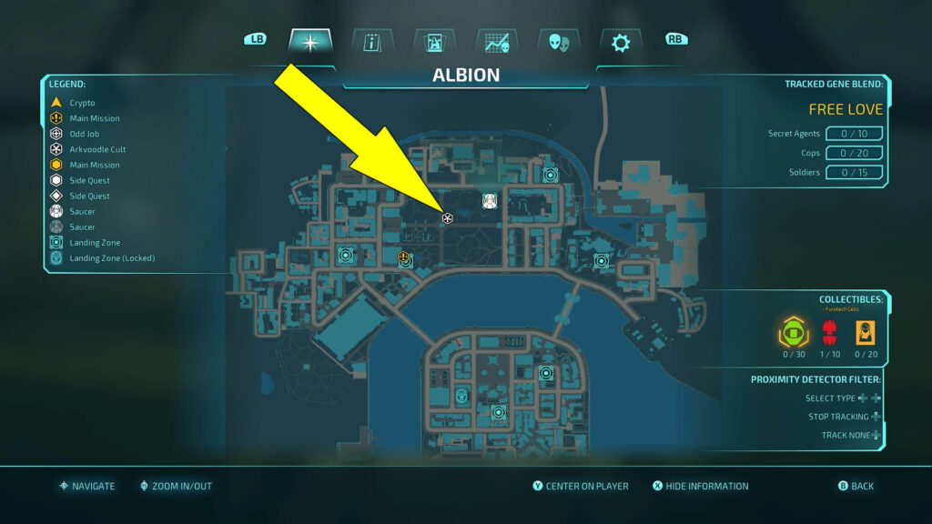 Destroy All Humans 2 Reprobed Freakin' Art Map