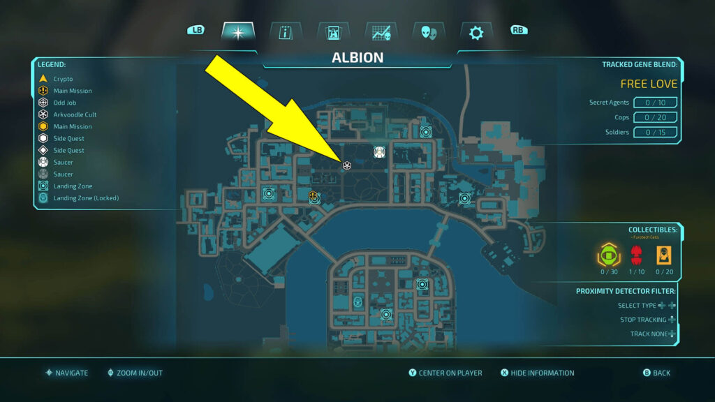 Destroy All Humans 2 Reprobed Freaky Flyers Map