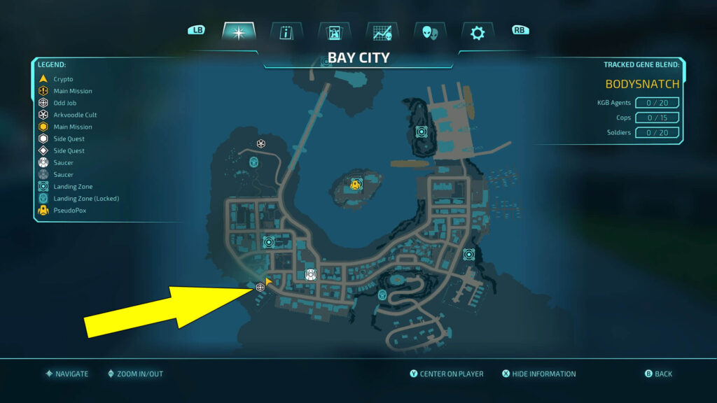 Destroy All Humans 2 Reprobed Ruined Draft Dodger Map