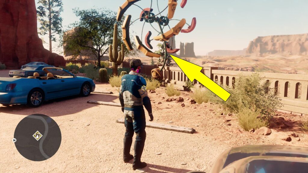 Saints Row 2022 Rojas Desert North Lost Wheel Location