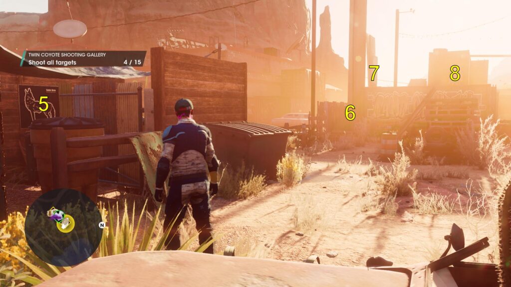 saints row 5 rojas desert north twin coyote targets location - GameClubz
