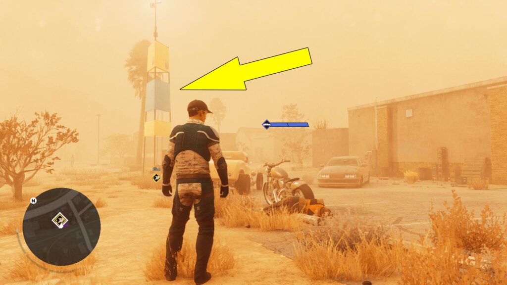 Saints Row Mercado Weather Station Location