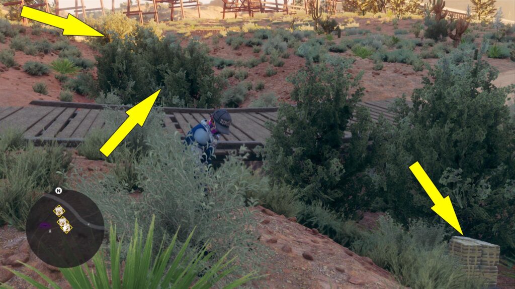 Saints Row Rojas Desert North Pallet Pickups Locations