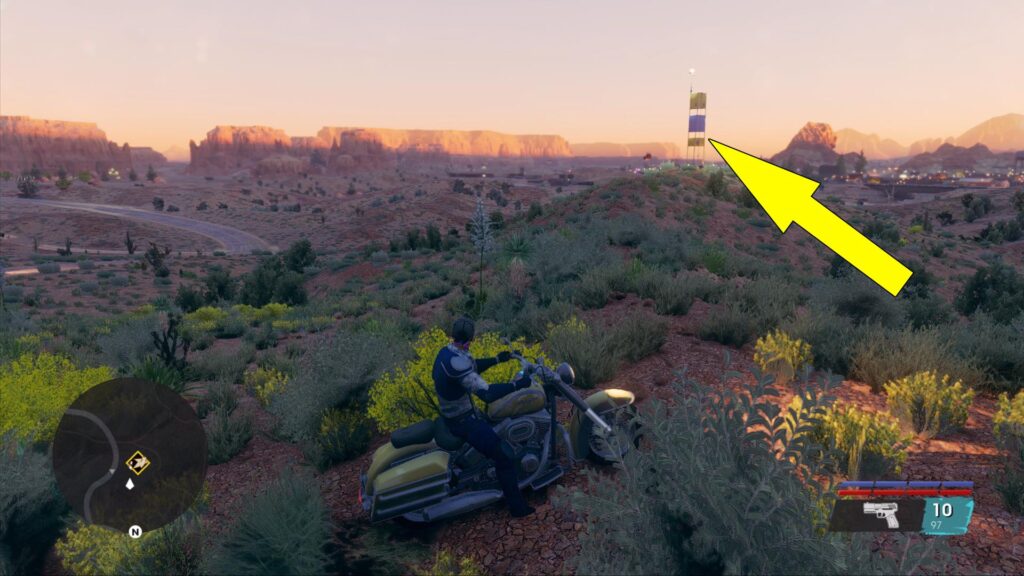 Saints Row Rojas Desert North Weather Stations Locations
