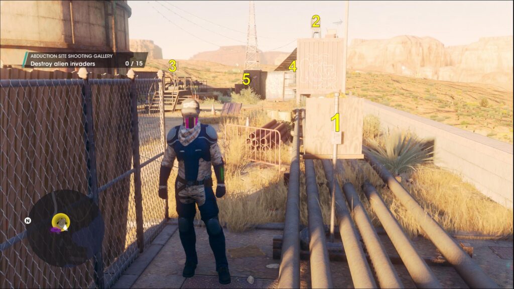 saints row rojas desert shooting gallery locations - GameClubz