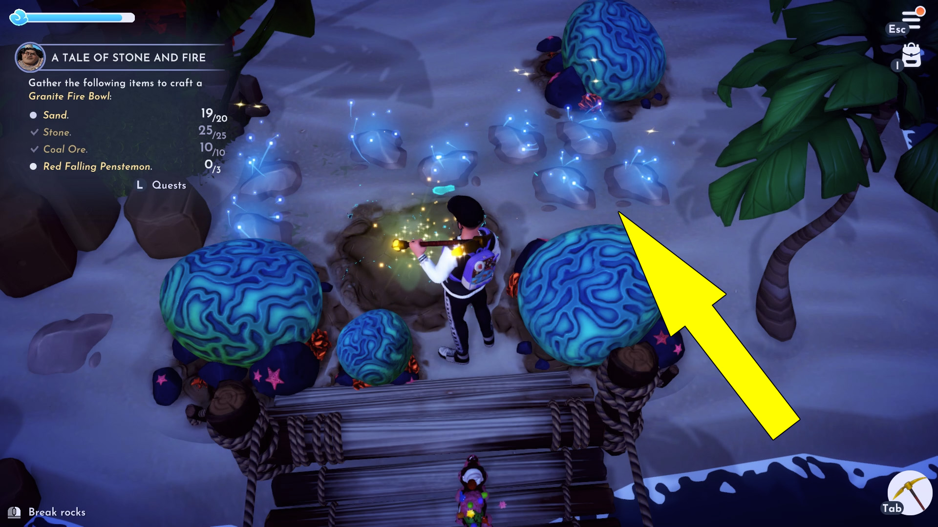 Tale Of Stone And Fire Meal Fire Bowl Disney Dreamlight Valley