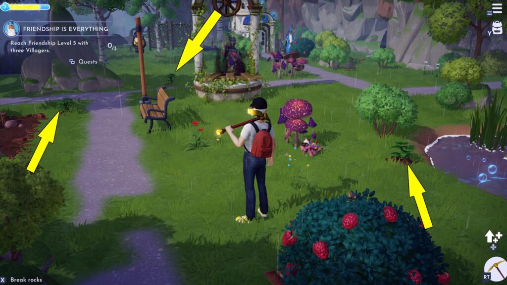 Disney Dreamlight Valley A Warm Welcome Basil Location