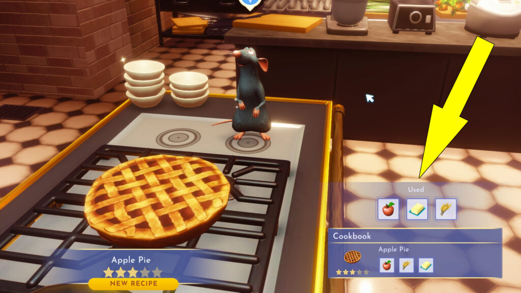 disney dreamlight valley an important night at the restaurant bell apple pie - GameClubz