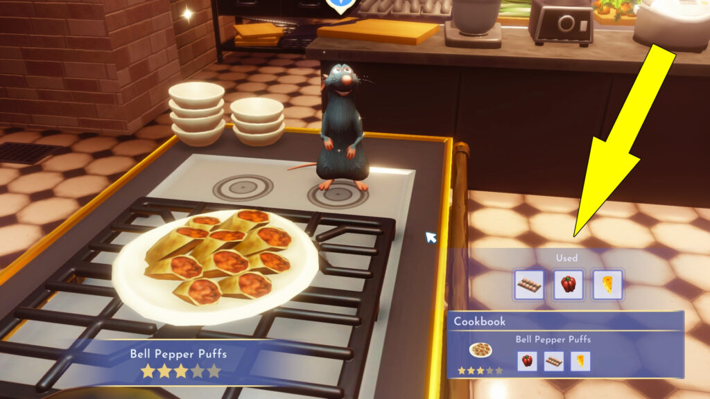 disney dreamlight valley an important night at the restaurant bell pepper puffs - GameClubz